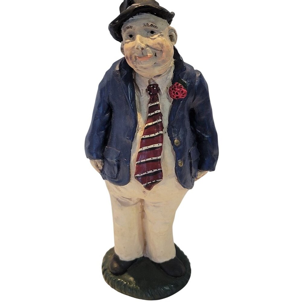 Vintage Crunkleton Resin Figurine "Big Guy" By Handford Ltd 1991 8 Inches